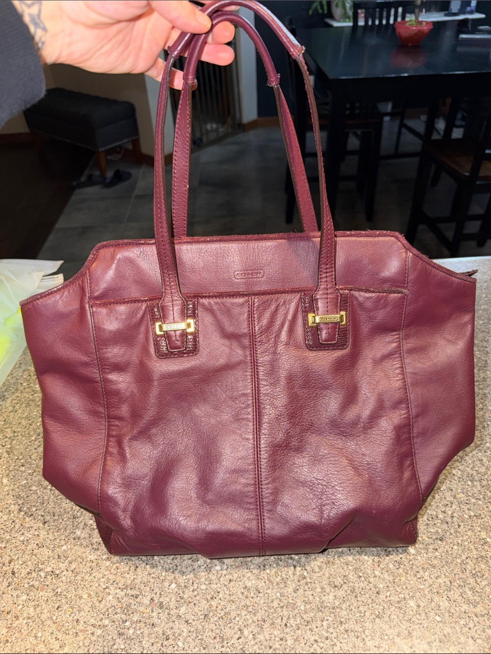 Coach Taylor Leather Tote